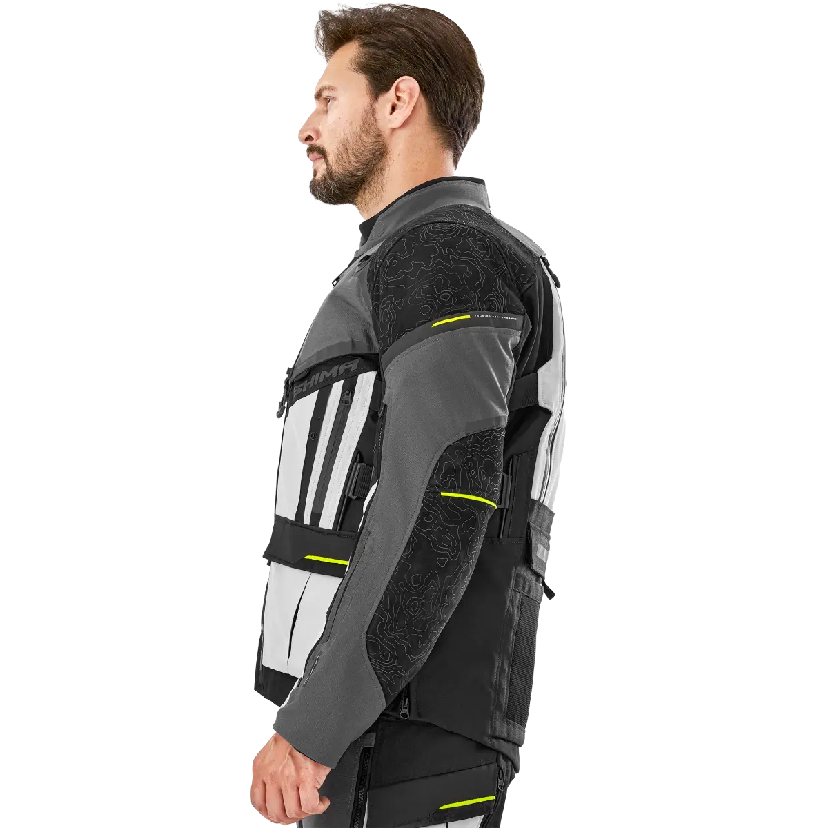 SHIMA TRACKER HOMBRE DE MOTO DE TURISMO CHAQUETA GRIS