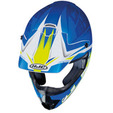 HJC CS-MX II Ellusion MC23 Blue White & Fluo Off Road Helmet - MaximomotoUK