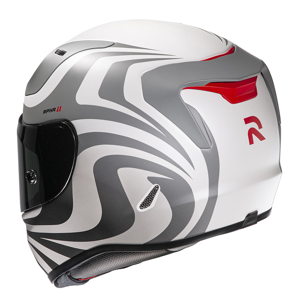 ﻿HJC RPHA 11 Eldon MC10SF White full face Helmet Motorbike back