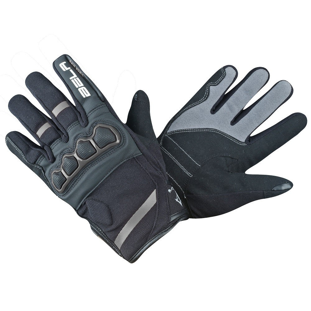 BELA Tracker Motorcycle Gloves Black