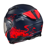 HJC F70 Spielberg Ring MC21SF Redbull Adventure Full face Helmet back view