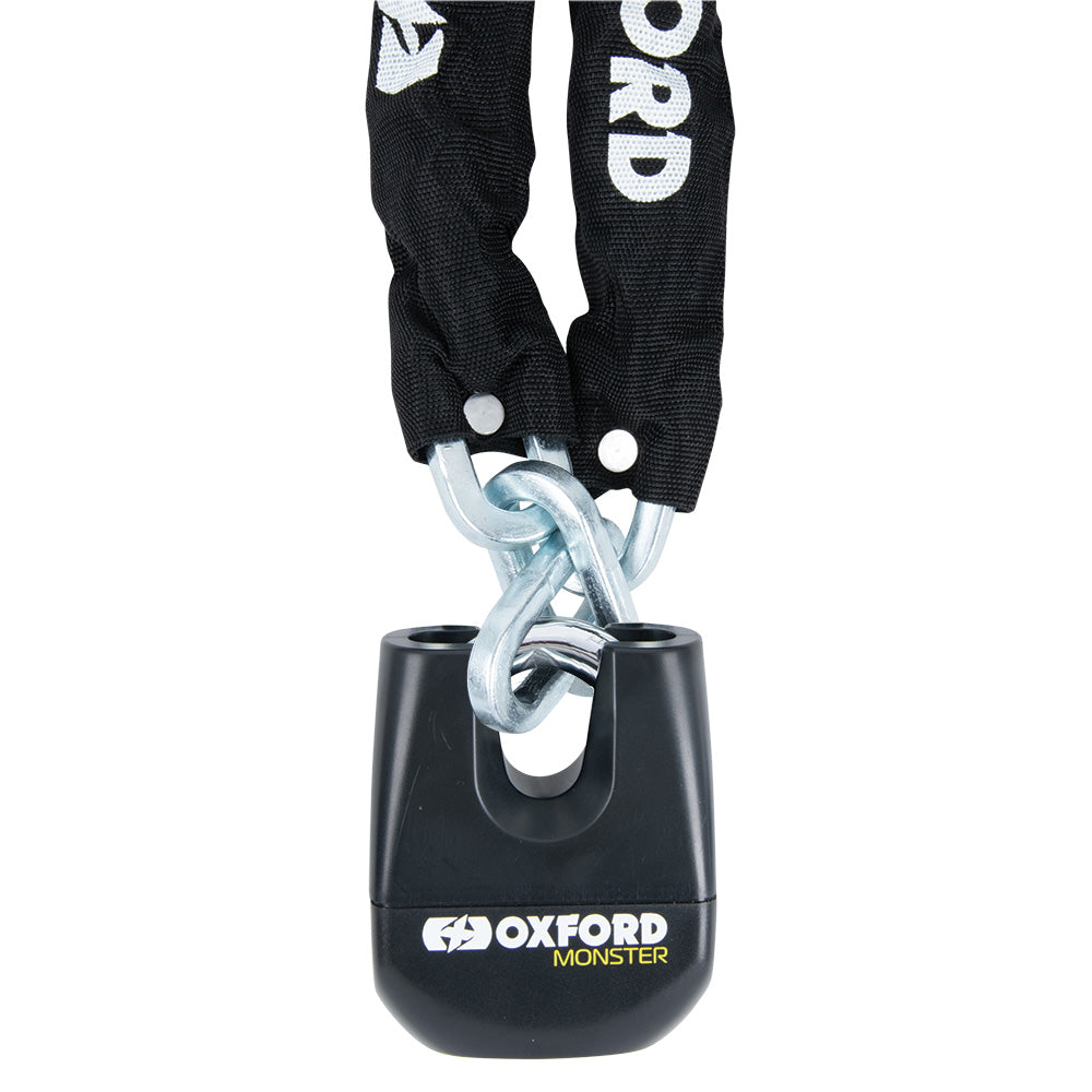 Oxford Monster 12mm Chain & Padlock, Pic