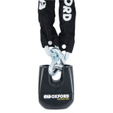 Oxford Monster 12mm 1.5m Square Chain & Padlock Motorcycle - MaximomotoUK