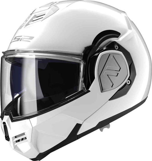 Ls2 Ff906 Advant Solid Modular Helmet White-06 