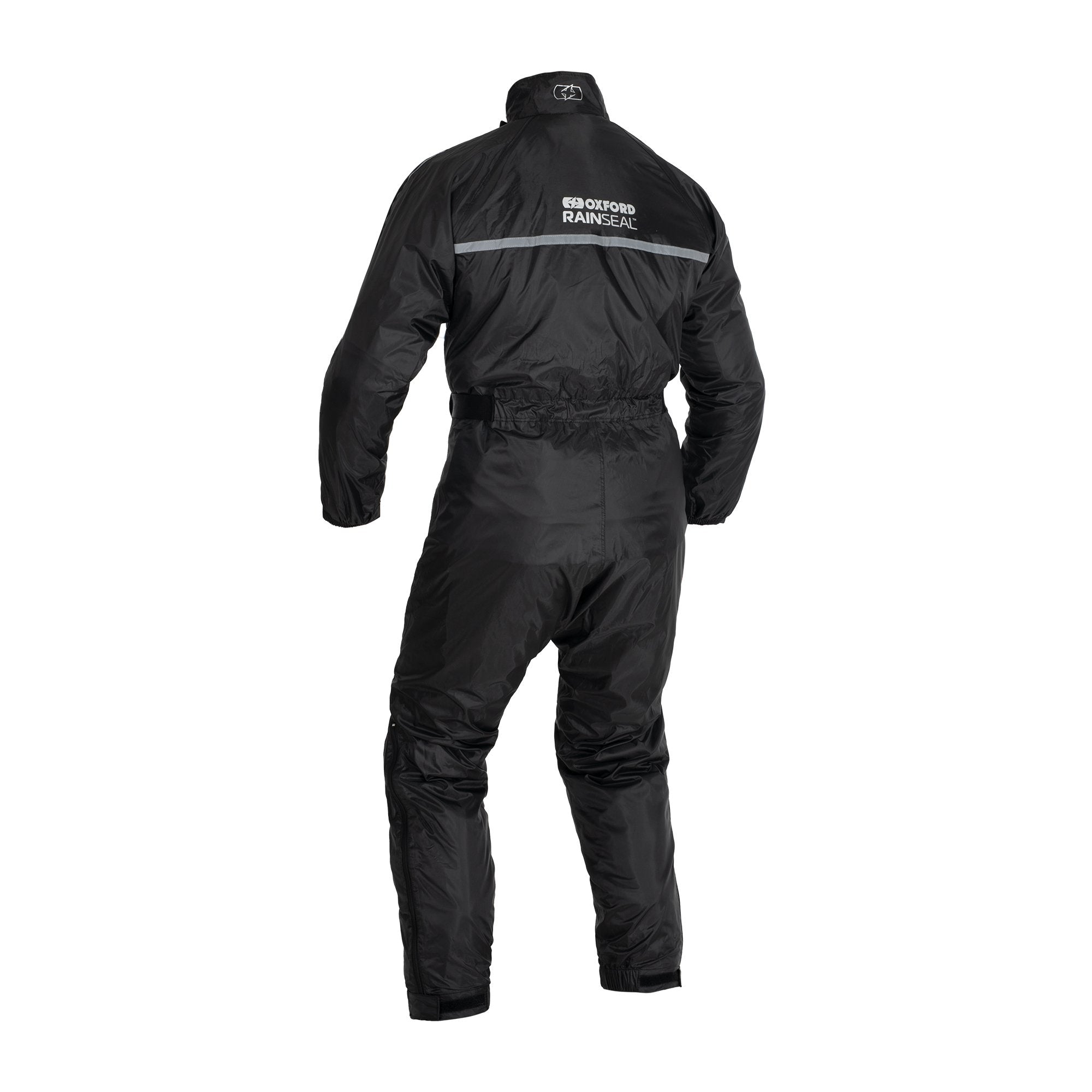 Oxford Rainseal Waterproof Motorcycle Rain Oversuit Black images