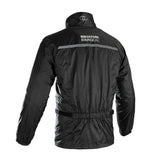 Oxford Rainseal Waterproof Motorcycle Over Jacket Black Rain images