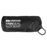 Oxford Rainseal Waterproof Motorcycle Over Jacket Black Rain images