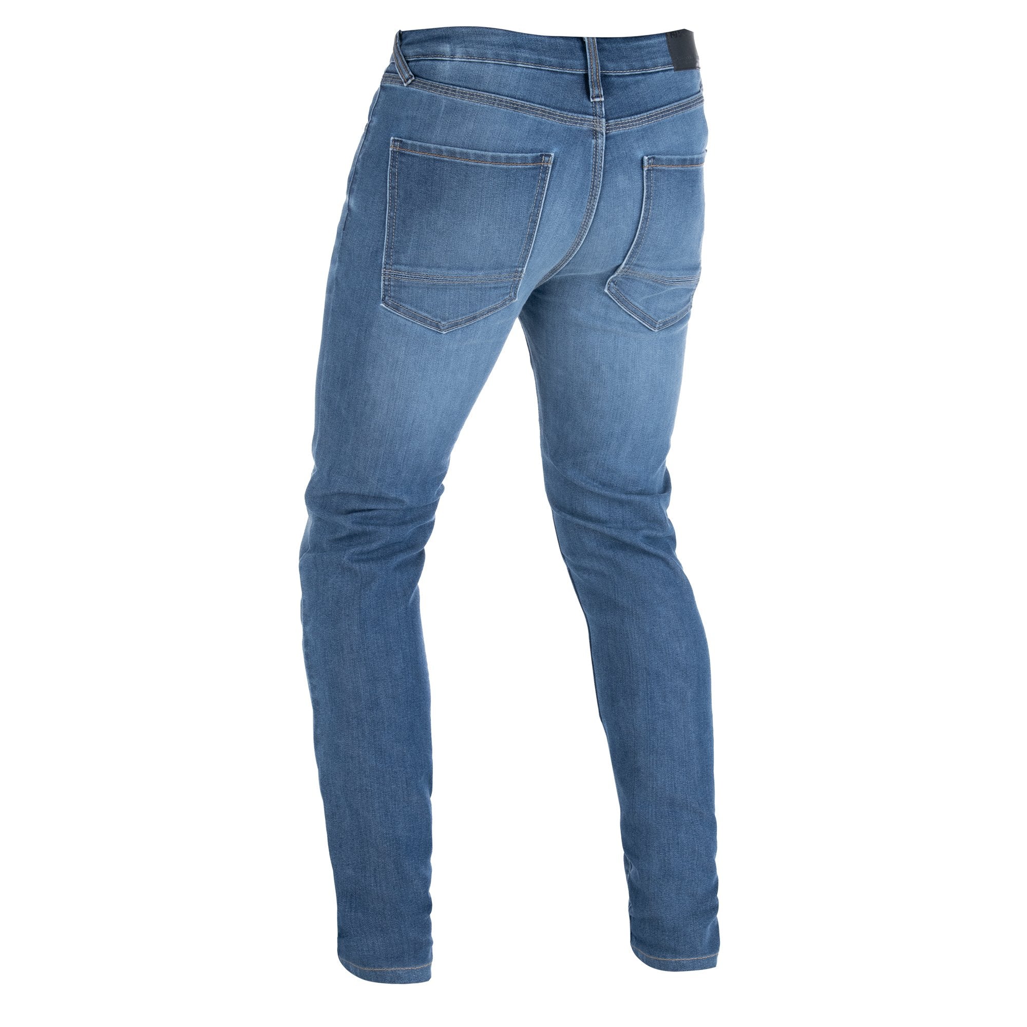 Oxford Original Approved AA Men's Motorbike Jean Straight Md Blu 34 Length back pic