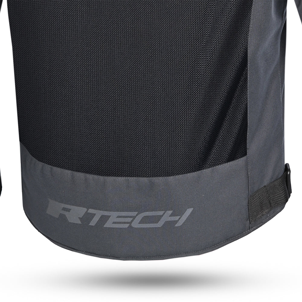 R-TECH - SPIRAL MESH Motorcycle Jacket Anthracite/Black/Red