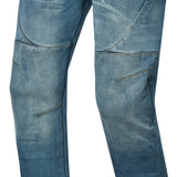 BELA Rocker - Denim Jeans - Light Blue - MaximomotoUK knees