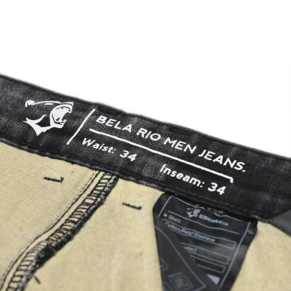 BELA RIO 32L ARMOUR DENIM JEANS BLACK
