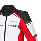 SHUA Immortal Textile Motorcycle Racing Jacket Men Ice Red Black images