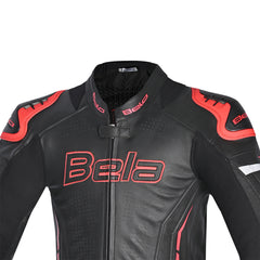 BELA Rocket Man Mix Kangaroo 1 PC Motorbike Racing Suit Black Red