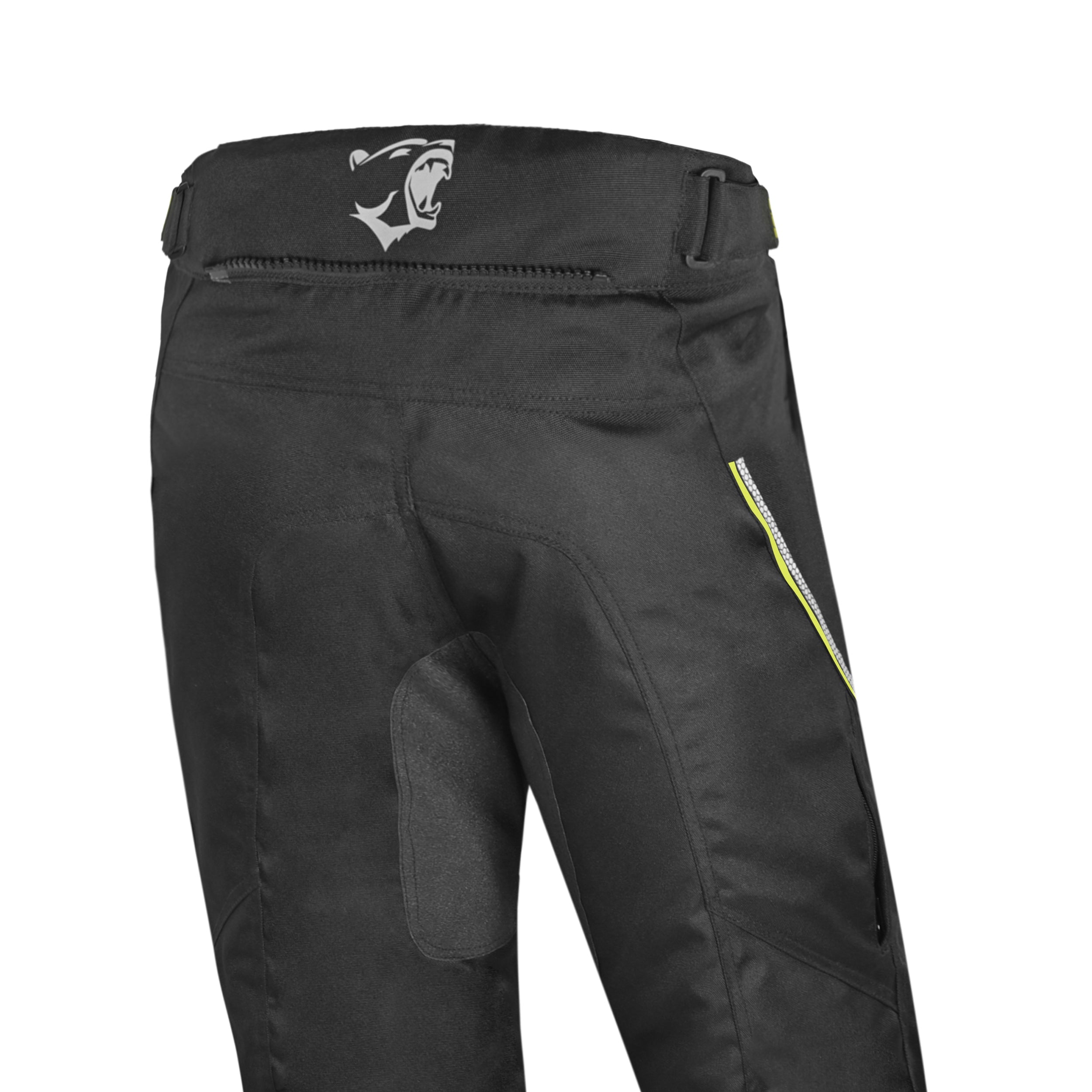 BELA CALM DIGGER MEN MOTORCYCLE TEXTILE PANT BLACK YELLOW FLURO 34L