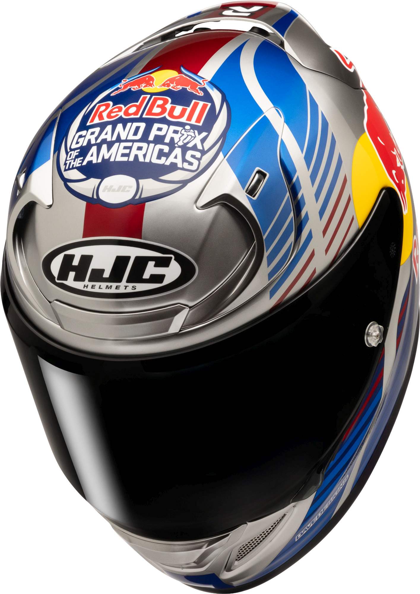 HJC RPHA 12 Red Bull Austin GP 2 Premium sport Helmet White Red Blue