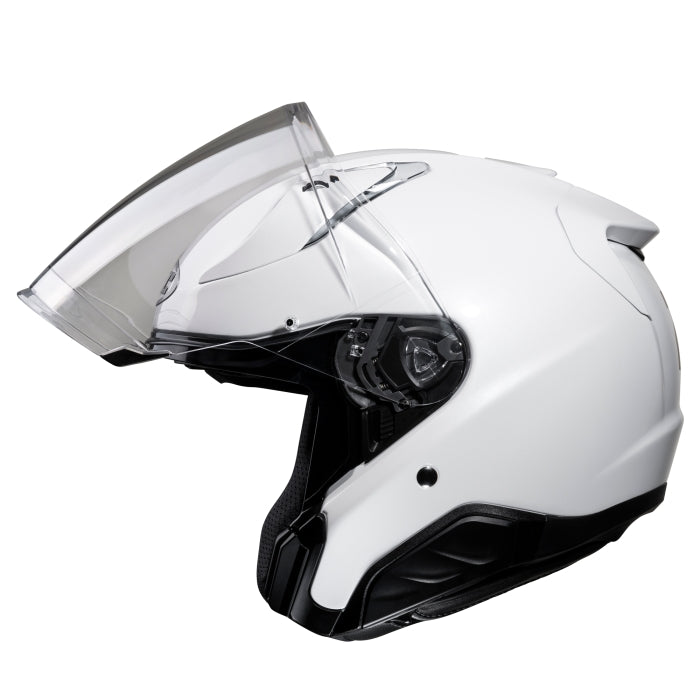 HJC RPHA 31 Plain Touring Motorcycle Open Face Helmet Pearl White