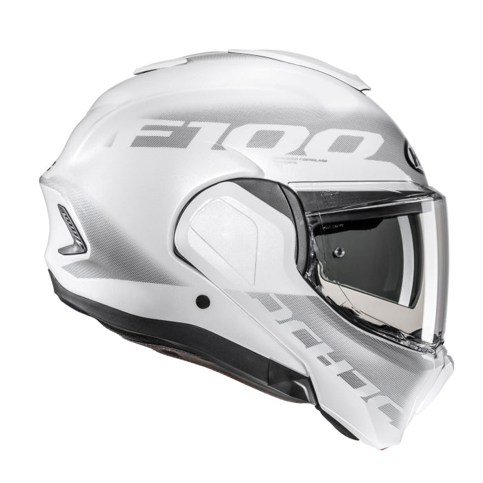 HJC F100 Hetal Sports Motorcycle Flip up Modular Helmet White