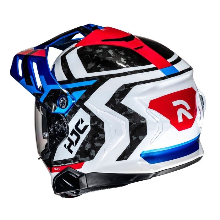 HJC RPHA 60 Dakar Dual Sports Motorcycle Adventure Helmet White Blue Red