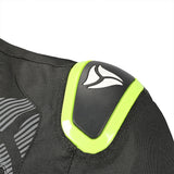 R-TECH Knight Rider Motorcycle Textile Jacket (Short) Black/Anthracite/Yellow