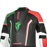 R Tech Hawk 1PC Motorcycle Racing Suit Green Black Red White 