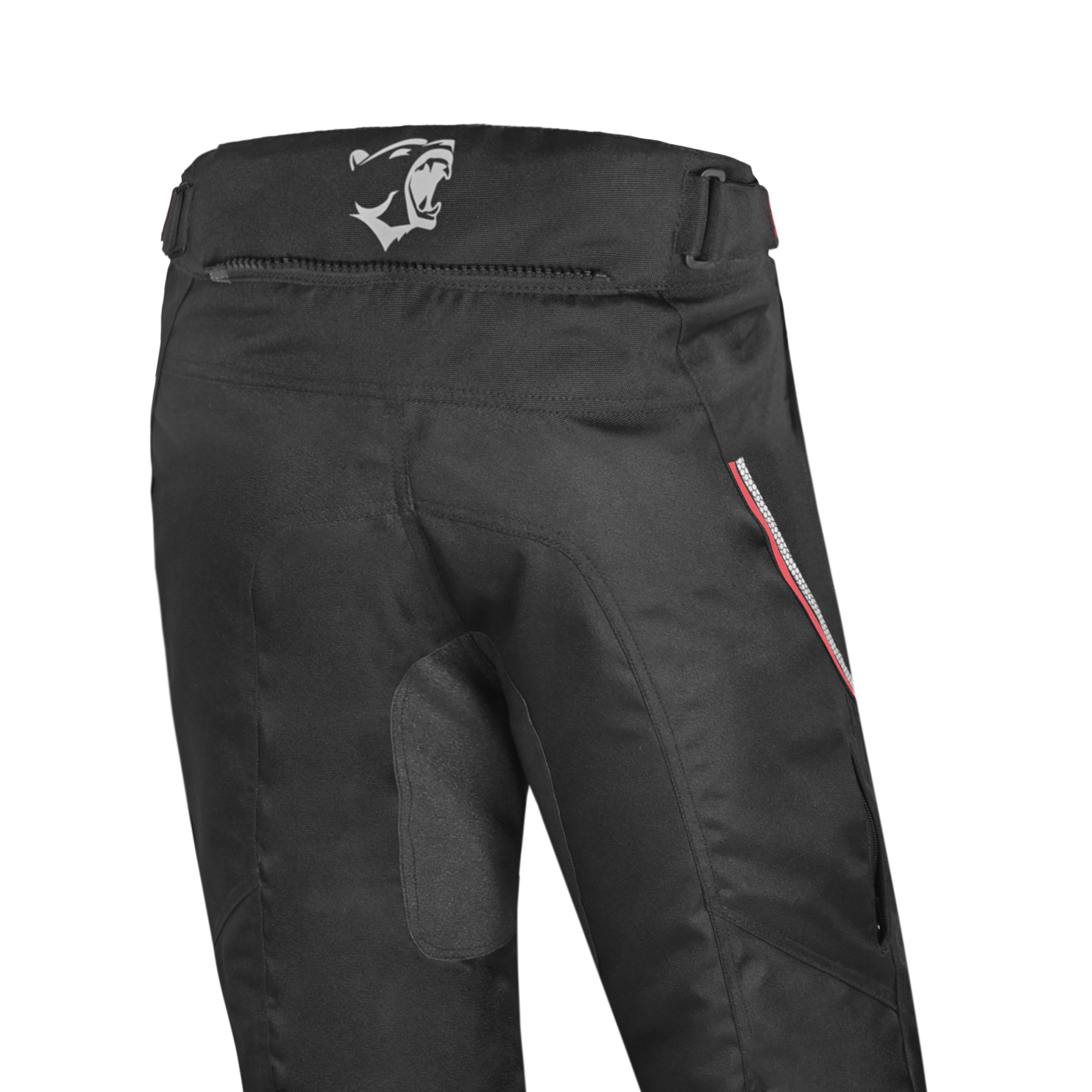 BELA CALM DIGGER MEN MOTORCYCLE TEXTILE PANT BLACK RED 34L