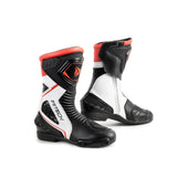  R-TECH - Performer Men's Leather Boots Black/Fluor Red - SECURTEX MOTOR SL (t/a MaximoMoto)