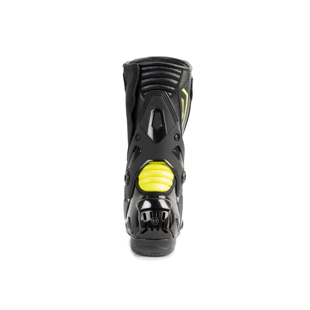  BELA - Thunder Racing Leather Boots Black/Fluor Yellow - SECURTEX MOTOR SL (t/a MaximoMoto)
