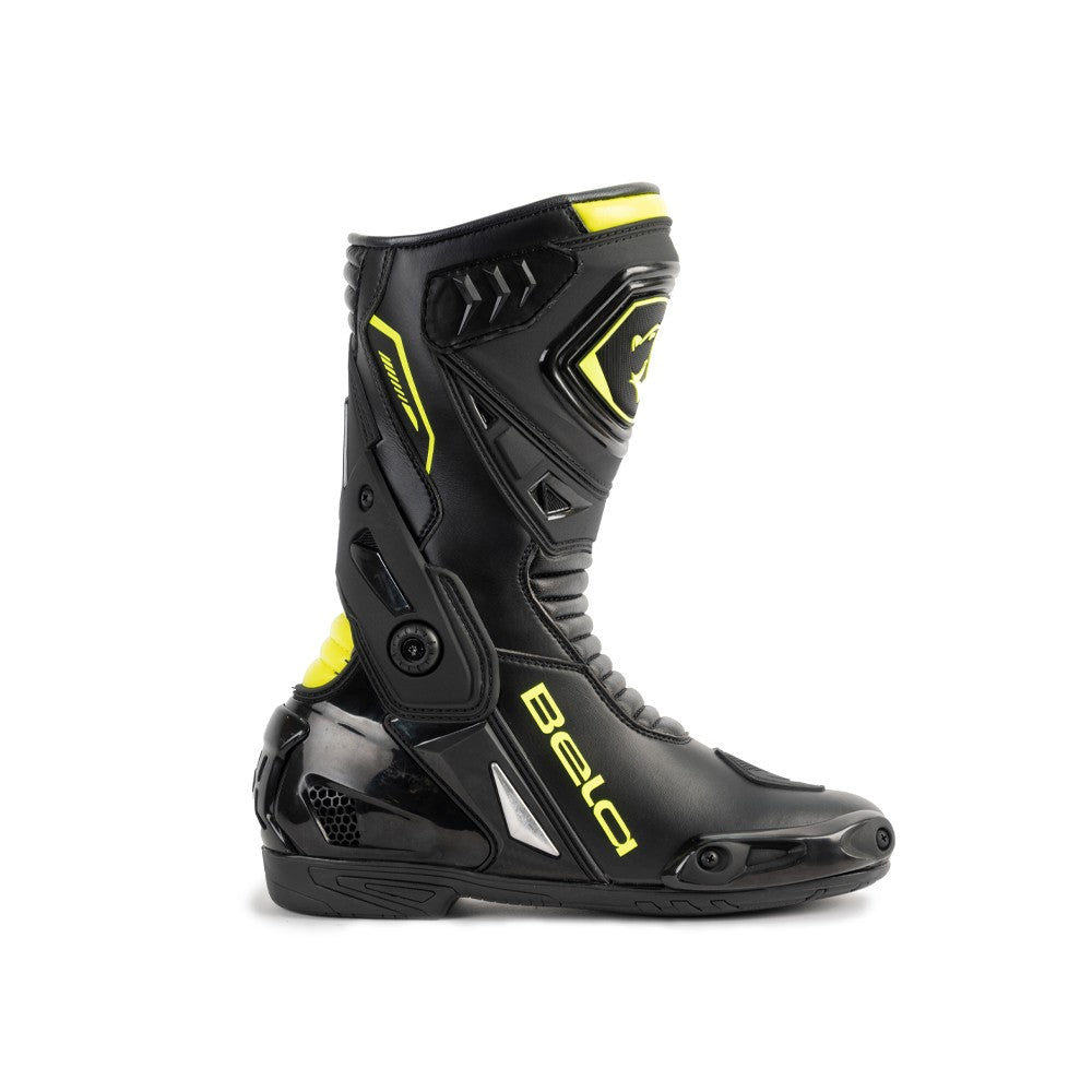  BELA - Thunder Racing Leather Boots Black/Fluor Yellow - SECURTEX MOTOR SL (t/a MaximoMoto)