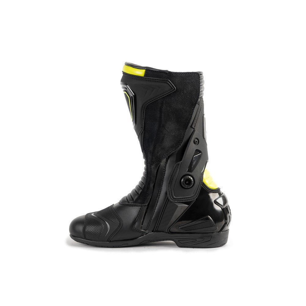  BELA - Thunder Racing Leather Boots Black/Fluor Yellow - SECURTEX MOTOR SL (t/a MaximoMoto)