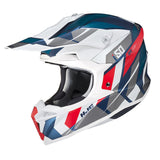 HJC I50 Vanish MC21SF White Blue Red Mx Enduro Motorbike Helmet - MaximomotoUK