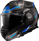 Ls2 Ff901 Advant X Spectrum Modular Helmet Black Titan.Blue-06 