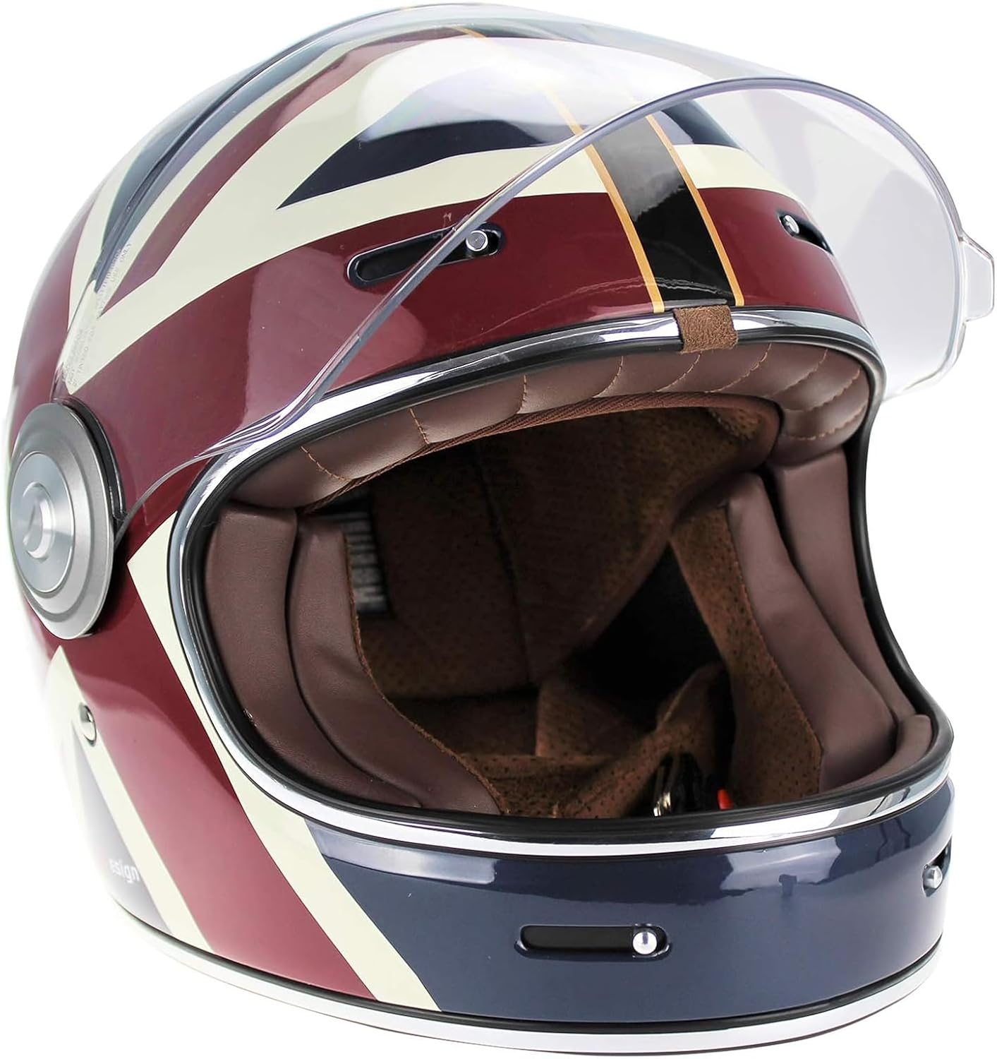 Viper F659 Retro Style Motorcycle Full Face Helmet