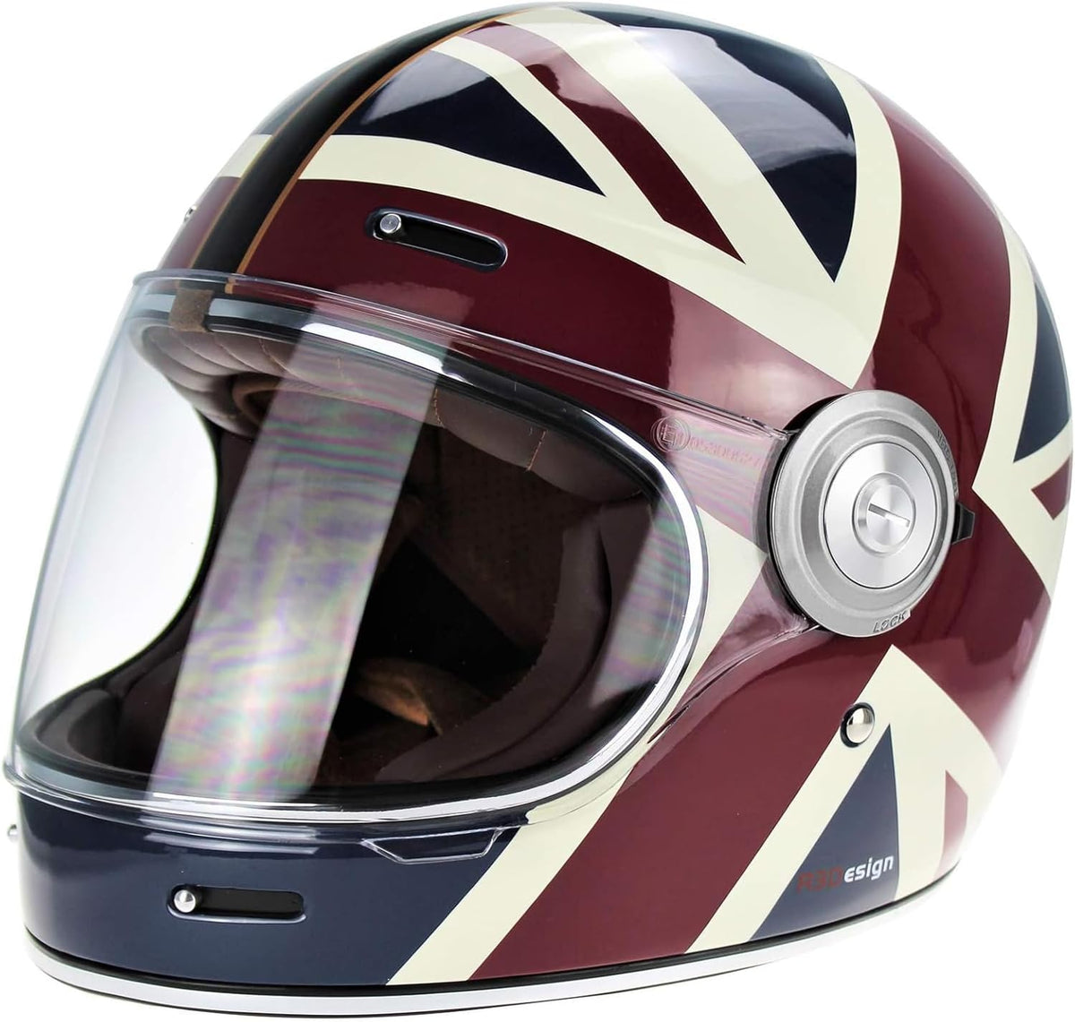 Viper F659 Retro Style Motorcycle Full Face Helmet