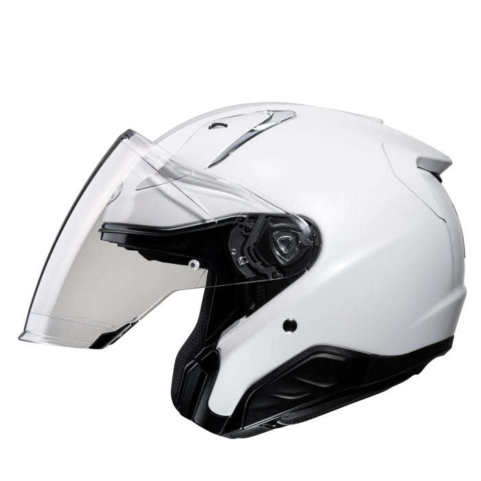 HJC RPHA 31 Plain Touring Motorcycle Open Face Helmet Pearl White