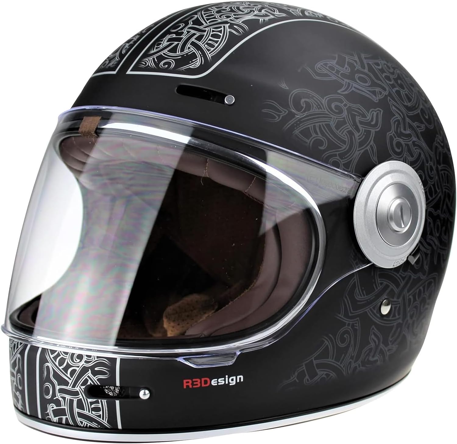 Viper F659 Retro Style Motorcycle Full Face Helmet