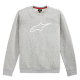 Alpinestars Ageless Crew Fleece Grey Heather/White images