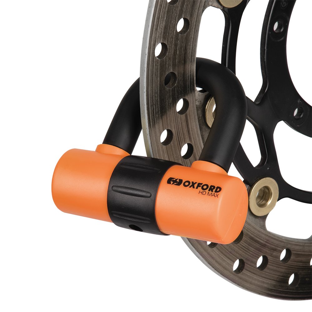 Oxford HD Max Orange Security Motorcycle Disc Lock - MaximomotoUK