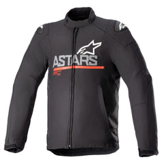 Alpinestars SMX Waterproof Jacket Black Dark Grey Bright Red - front pic