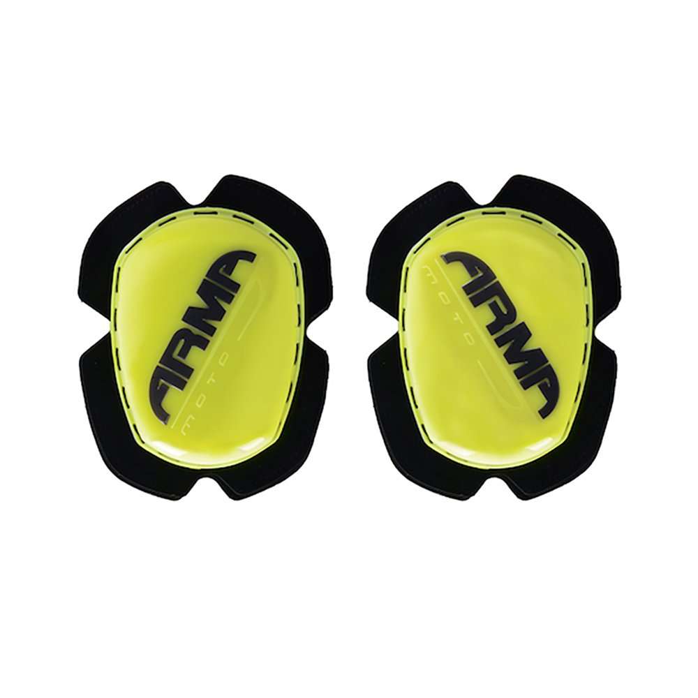 ARMR Knee Sliders Fluo Yellow - MaximomotoUK