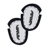 ARMR Teardrop Knee Sliders White - MaximomotoUK