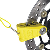 Oxford Alpha XD14 Disc Lock Yellow Motorcycle & Scooter Security - MaximomotoUK