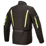 Alpinestars Gravity Drystar Jacket Blk Yel Fluo - MaximomotoUK - back pic