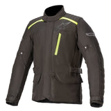 Alpinestars Gravity Drystar Jacket Blk Yel Fluo - MaximomotoUK - front pic