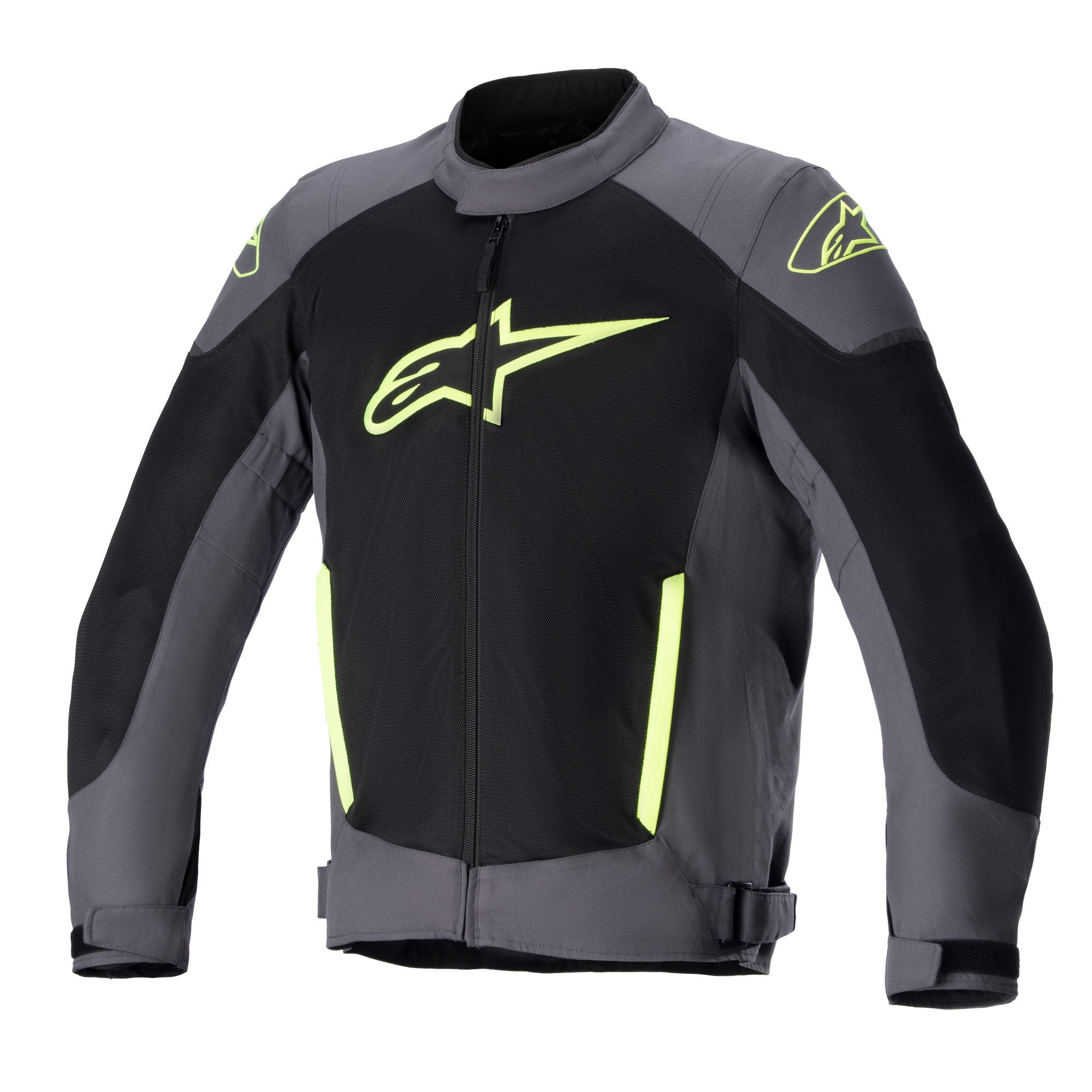 Alpinestars T Sp X Superair Motorcycle Jacket Tar Grey Black Yellow Fluo images