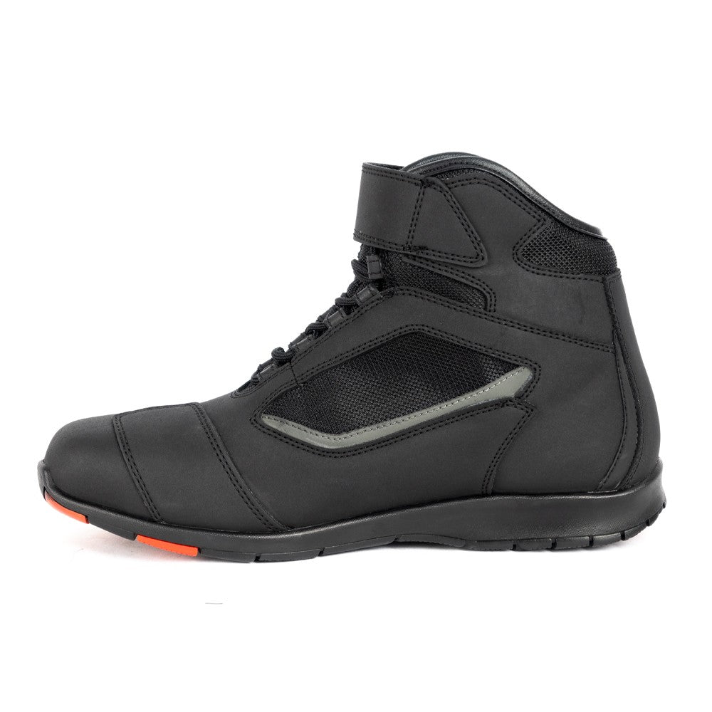  R-TECH - ROAD STAR BLACK LEATHER BOOTS - SECURTEX MOTOR SL (t/a MaximoMoto)