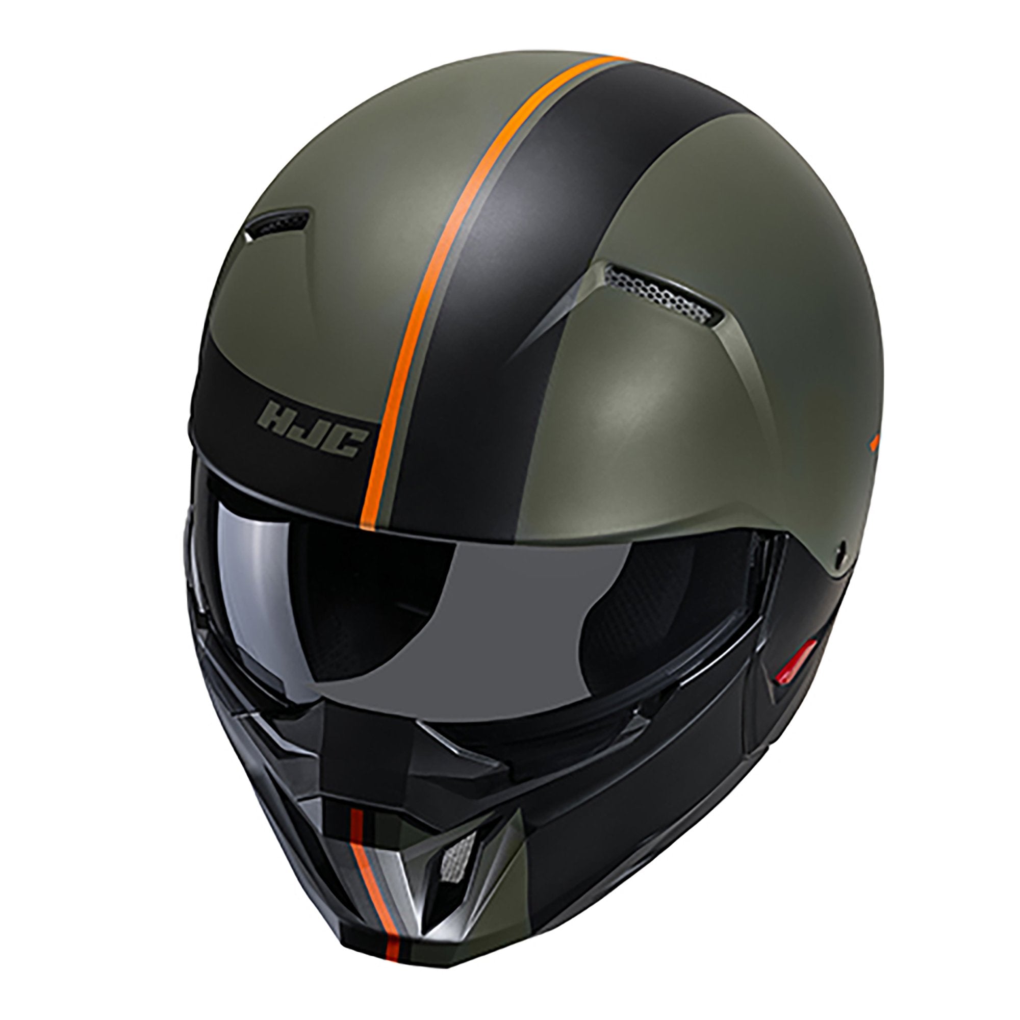 HJC I20 Batol MC4SF Green Open Face Motorbike Helmet 