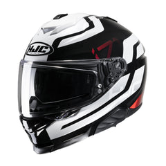 HJC i71 Enta MC1 Red Motorbike Rider Full Face Helmet - MaximomotoUK