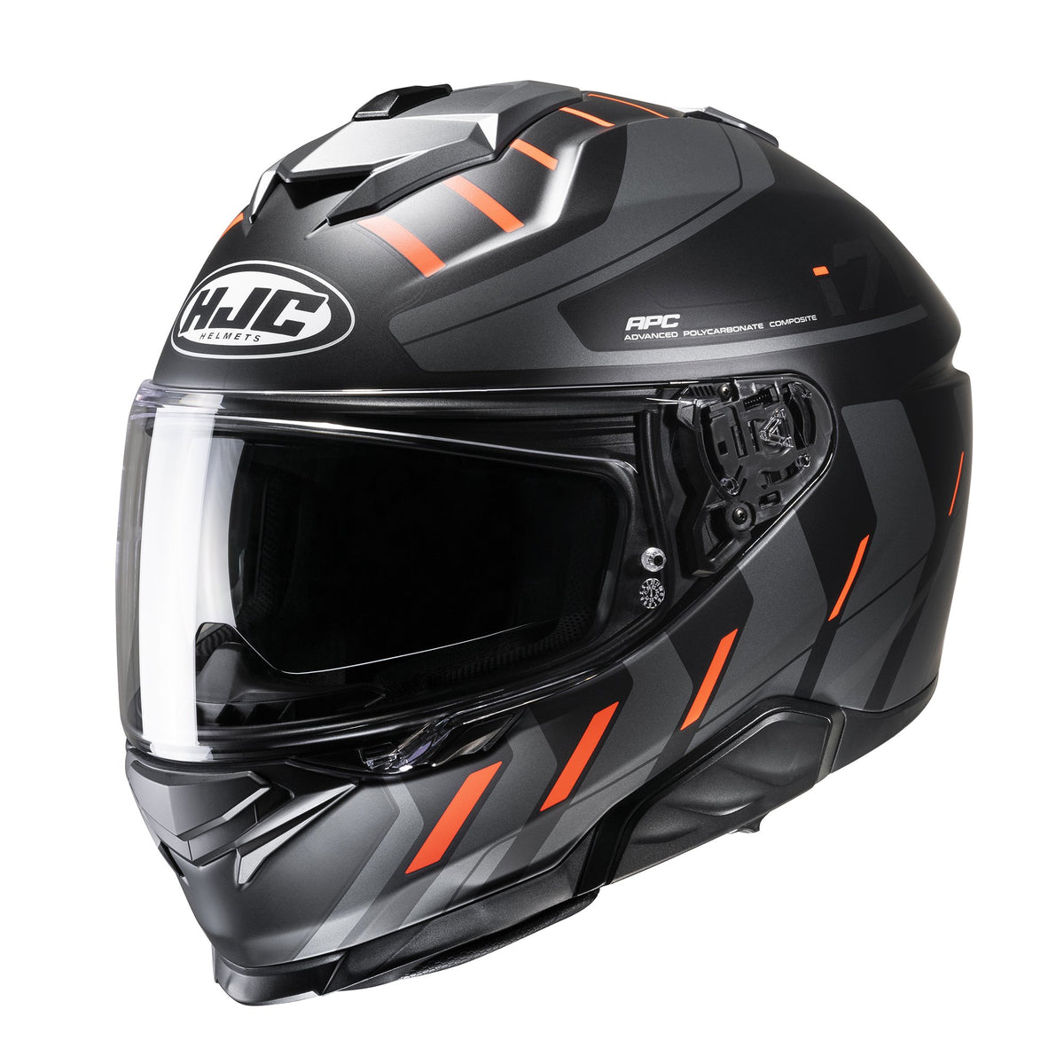 HJC i71 Simo MC6HSF Orange Motorbike Racing Full Face Helmet