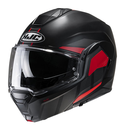 HJC I100 Beis MC1SF Red Helmet, Picture