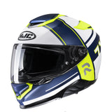 HJC RPHA 71 Zecha MC3HSF Road Crash Full face Helmet Yellow side view